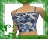 Blue/White Flowers Top