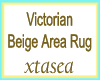 Victorian Beige Area Rug