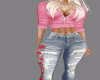 [la] Rose jeans outfit