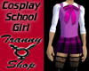 Cosplay School Girl Pink