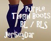 Thigh Boot Purple