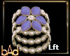 Purple Petal Bracelet Lf