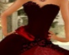 Lady In Red Ballgown