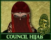 Council Hijab Red