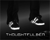.T.B. Black Sports Shoes
