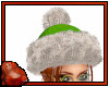 *C Winter Hat Fur Green