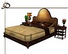 (D)Brown Wooden Bed