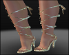 Gold Wrap Sandals