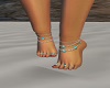 Pretty feet with Jewels