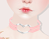 🍌 Heart Collar pink