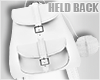 I│Pompom Bagpack White