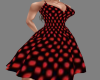 50s Black with Red Dots
