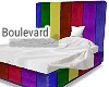 Pride Rainbow plush bed