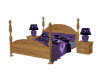 purple rose bed 