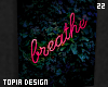 Neon Breathe Canvas