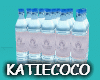Water bottles for cafe