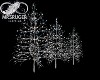 WS LIGHTED GRP TREES