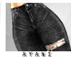 A | BLK Denim Capris W/H