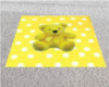 Yellow tebby nursery rug