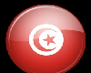 Tunisia Button Sticker