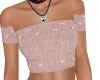 ! PINK TUBE TOP EMBROIDE