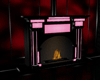 *K* Pink PVC Fireplace