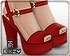 ❥ Red Sandals.