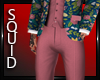 Floral Suit Pants