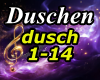 Ich bin duschen