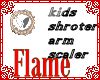 kids shorter arm scaler