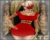 XXL Red Afina Dress