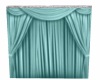 Teal Wedding Curtains 2