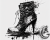 Biker High Heeled Boot