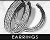 - rhinestone earrings -