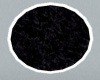Round Black Rug