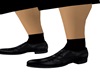 Black Shoes w socks