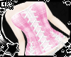. pink plaid corset