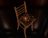 Brown Wooden Tall Chair