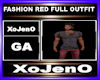 FASHION RED FULL OUTFIT
