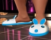 Blue Bunny Slippers