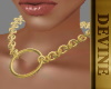 ED Gold O-Ring Necklace