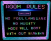 Changing Neon Room Rules