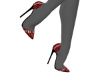 *PR@DA Red Lace Heels