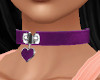 Heart Collar Purple