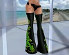 Shamrock Black Chaps
