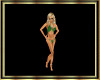 Jeweled Bikini Green