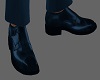 Formal blue suit shoes