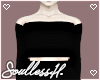 femboy black offshoulder