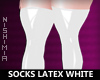 Socks Latex White EML