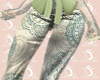 L: Oriental Green Pants